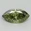 1.06 Ct. Fancy Vivid Green Marquise Lab Grown Diamond