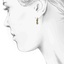 The Avongara Earrings, smallside view