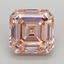 4.07 Ct. Fancy Intense  Pink Asscher Lab Grown Diamond