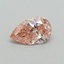 0.35 Ct. Fancy Vivid Pink Pear Lab Grown Diamond