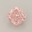 1.22 Ct. Fancy Vivid  Pink Cushion Lab Grown Diamond