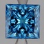 3.06 Ct. Fancy Deep Blue Princess Lab Grown Diamond