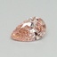 0.30 Ct. Fancy Intense Pink Pear Lab Grown Diamond