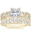 18K Yellow Gold Glacé Diamond Ring (3/4 ct. tw.) with Helia Diamond Ring (3/4 ct. tw.)