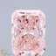 3.07 Ct. Fancy Intense Pink Radiant Lab Grown Diamond