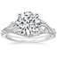 Platinum Begonia Vine Diamond Ring (1/2 ct. tw.), smalltop view