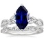 Platinum Luxe Willow Diamond Ring (1/4 ct. tw.) with Luxe Winding Willow Diamond Ring (1/4 ct. tw.)