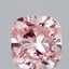 2.51 Ct. Fancy Intense Pink Cushion Lab Grown Diamond
