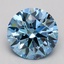 1.56 Ct. Fancy Blue Round Lab Grown Diamond