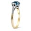 The Louane Ring, smalltop view on a hand