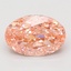3.07 Ct. Fancy Vivid Pink Oval Lab Grown Diamond