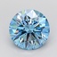 1.92 Ct. Fancy Vivid Blue Round Lab Grown Diamond