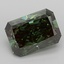 5.00 Ct. Fancy Deep  Green Radiant Lab Grown Diamond