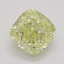 0.66 Ct. Fancy Yellow Cushion Diamond