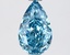 1.18 Ct. Fancy Vivid Blue Pear Lab Grown Diamond