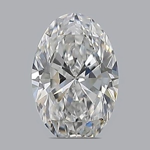 Oval diamond — real photo