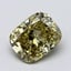 1.0 Ct. Fancy Yellow Cushion Lab Grown Diamond