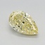 1.14 Ct. Fancy Intense Yellow Pear Lab Grown Diamond