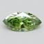 1.50 Ct. Fancy Vivid Green Marquise Lab Grown Diamond