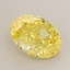 2.25 Ct. Fancy Vivid  Yellow Oval Lab Grown Diamond