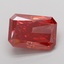 5.51 Ct. Fancy Vivid Red Radiant Lab Grown Diamond