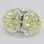 2.00 Ct. Fancy Light Yellow Oval Diamond