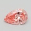 0.82 Ct. Fancy Vivid Pink Pear Lab Grown Diamond