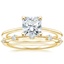 18K Yellow Gold Aimee Ring with Aimee Diamond Ring