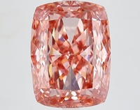 10.05 Ct. Fancy Intense Pink Cushion Lab Grown Diamond