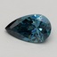 0.71 Ct. Fancy Vivid Blue Pear Lab Grown Diamond