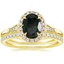 18K Yellow Gold Linden Diamond Ring with Luxe Ballad Diamond Ring (1/4 ct. tw.)