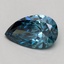 0.49 Ct. Fancy Vivid Blue Pear Lab Grown Diamond