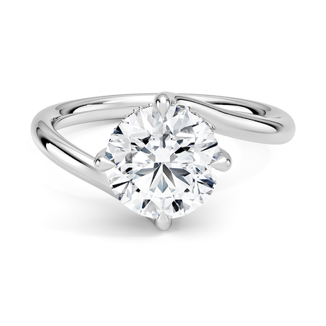 Platinum Atelier Hidden Halo Diamond Ring