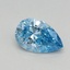 0.45 Ct. Fancy Vivid Blue Pear Lab Grown Diamond