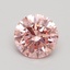 1.60 Ct. Fancy Intense Pink Round Lab Grown Diamond