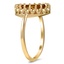 The Carri Ring, smalltop view on a hand