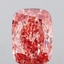5.07 Ct. Fancy Vivid Pink Cushion Lab Grown Diamond