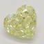 1.01 Ct. Fancy Intense Yellow Heart Diamond