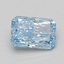 1.10 Ct. Fancy Vivid Blue Radiant Lab Grown Diamond