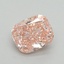1.01 Ct. Fancy Vivid Pink Cushion Lab Grown Diamond