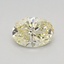 0.43 Ct. Light Yellow Oval Lab Grown Diamond