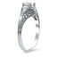 The Jina Ring, smalltop view on a hand