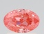 0.79 Ct. Fancy Vivid Pink Oval Lab Grown Diamond