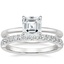 18K White Gold Petite Heritage Diamond Ring with Luxe Heritage Diamond Ring (1/3 ct. tw.)