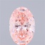 2.74 Ct. Fancy Vivid Pink Oval Lab Grown Diamond
