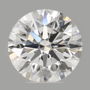Round diamond — real photo