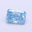 1.13 Ct. Fancy Vivid  Blue Radiant Lab Grown Diamond