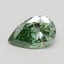 1.00 Ct. Fancy Vivid Pacific Green Pear Lab Grown Diamond