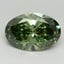 2.16 Ct. Fancy Vivid Green Oval Lab Grown Diamond