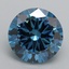 3.00 Ct. Fancy Vivid Blue Round Lab Grown Diamond